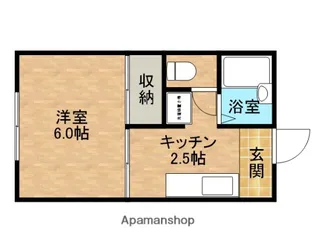 ロワール駿河台【1階】の間取り