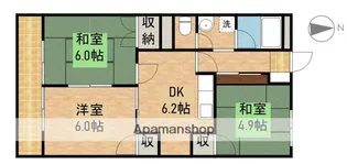 グリーンハイツフジタ【1階】の間取り