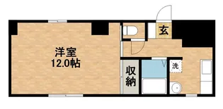 アベニュー山下【1階】の間取り
