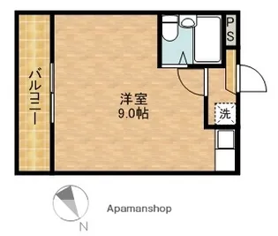グレイス第1マンション【3階】の間取り