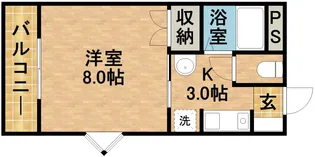 GLORY AOI【1階】の間取り