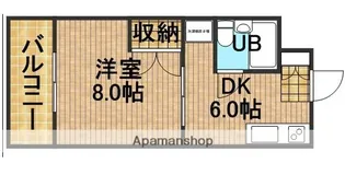 マンション昴A【205号室】の間取り