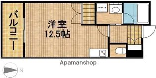 第2ハマエイビル【703号室】の間取り