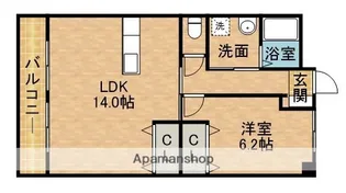 グレース名倉【3階】の間取り