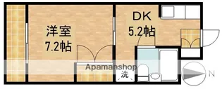 馬込川マンション【3階】の間取り