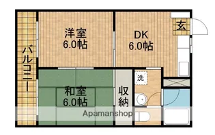 アーバンライフ壱番街【202号室】の間取り