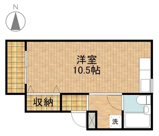 城北タテピア【2階】の間取り