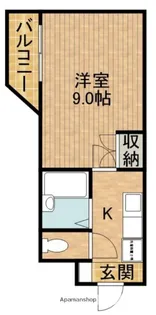 AVENUE布橋【209号室】の間取り