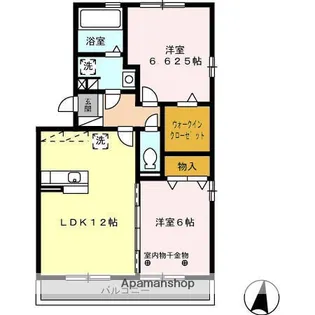 フェリーチェA【3階】の間取り