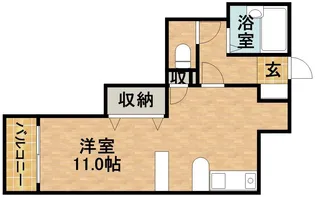 サンパレス21萩丘西【2階】の間取り