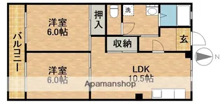 SEVEN HILLS【2階】の間取り