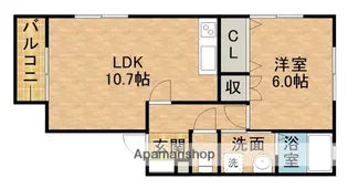 キャパシティハウスA【2階】の間取り