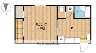 パル・ツカサ【101号室】の間取り