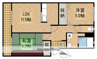 サンレイク【2階】の間取り