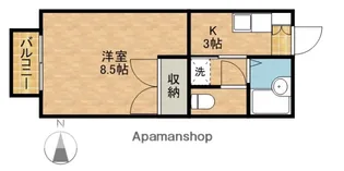パストラル船越【1階】の間取り