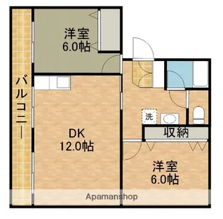 武藤ハイツⅠ【3階】の間取り