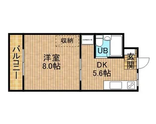 メルカードあさひⅡ【2階】の間取り