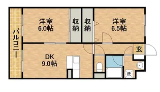 アンソレイユⅡ【105号室】の間取り