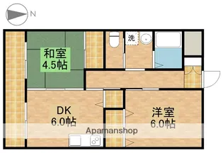 シニアステージツカダ【1階】の間取り