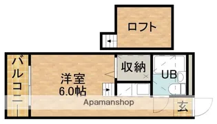 CASA元浜【406号室】の間取り
