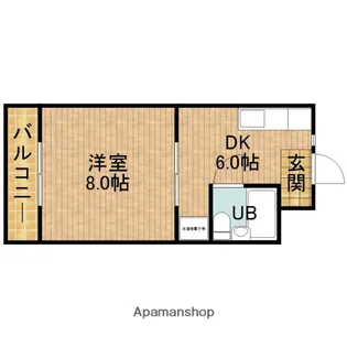 サンパレス木下【2階】の間取り