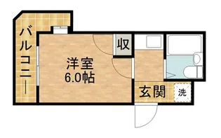 カレッジタウンウィング【402号室】の間取り