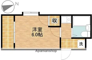 カレッジタウンウィング【3階】の間取り