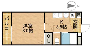 ビラエントピアⅡ【2階】の間取り