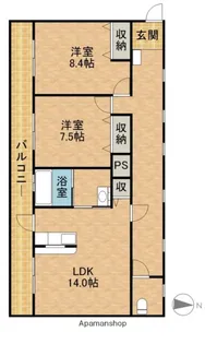 ノインシュタインドライ【1階】の間取り