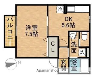 エムロードⅡ【2階】の間取り