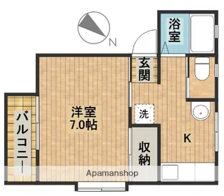 ヴィオレット葵【2階】の間取り