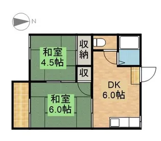 フォーブル嶋野【2階】の間取り