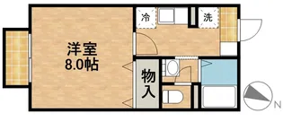 棒屋第3住吉ハイツ【2階】の間取り
