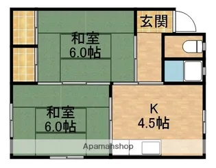 グレイスSK【C号室】の間取り