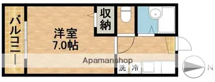 プラテーク天龍【2階】の間取り