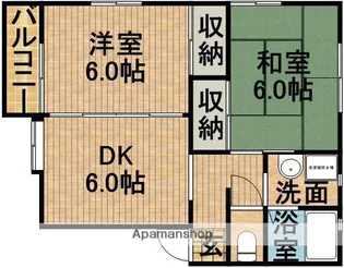 メゾンペガサス【1階】の間取り
