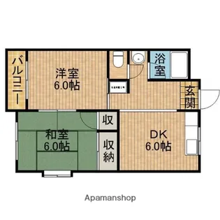 サンヒルズ【2階】の間取り