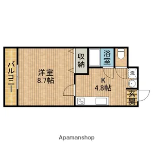 ライフ第6マンション藤枝駅前【2階】の間取り