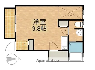 サーフハウス【106号室】の間取り
