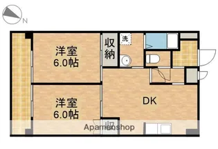 メゾンワシヅ【3階】の間取り