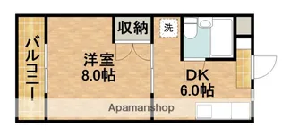 ゼフィロス【102号室】の間取り