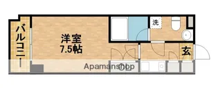 カーサ・ミラ日神パレステージ浜松Ⅱ【7階】の間取り