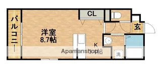 グランストーク住吉【2階】の間取り