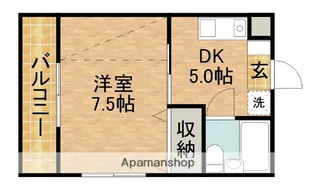 グランパレⅡ【1階】の間取り
