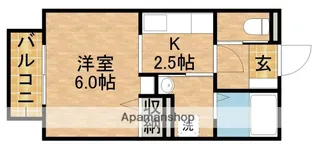 フリッシュコート【1階】の間取り