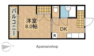 マンションジュネスⅥ【2階】の間取り