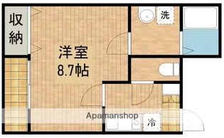 クレフラスト駅南大通り【2階】の間取り