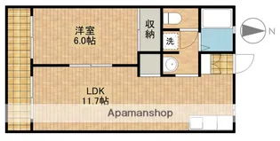 シャイニーハイツⅡ【1階】の間取り