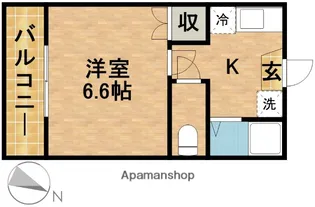 コーポSUGIYAMA【2階】の間取り