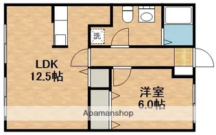 コワンテールA【2階】の間取り